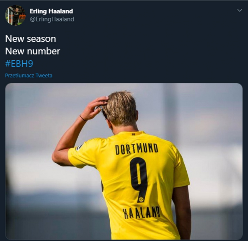 Nowy numer Haalanda w BVB!